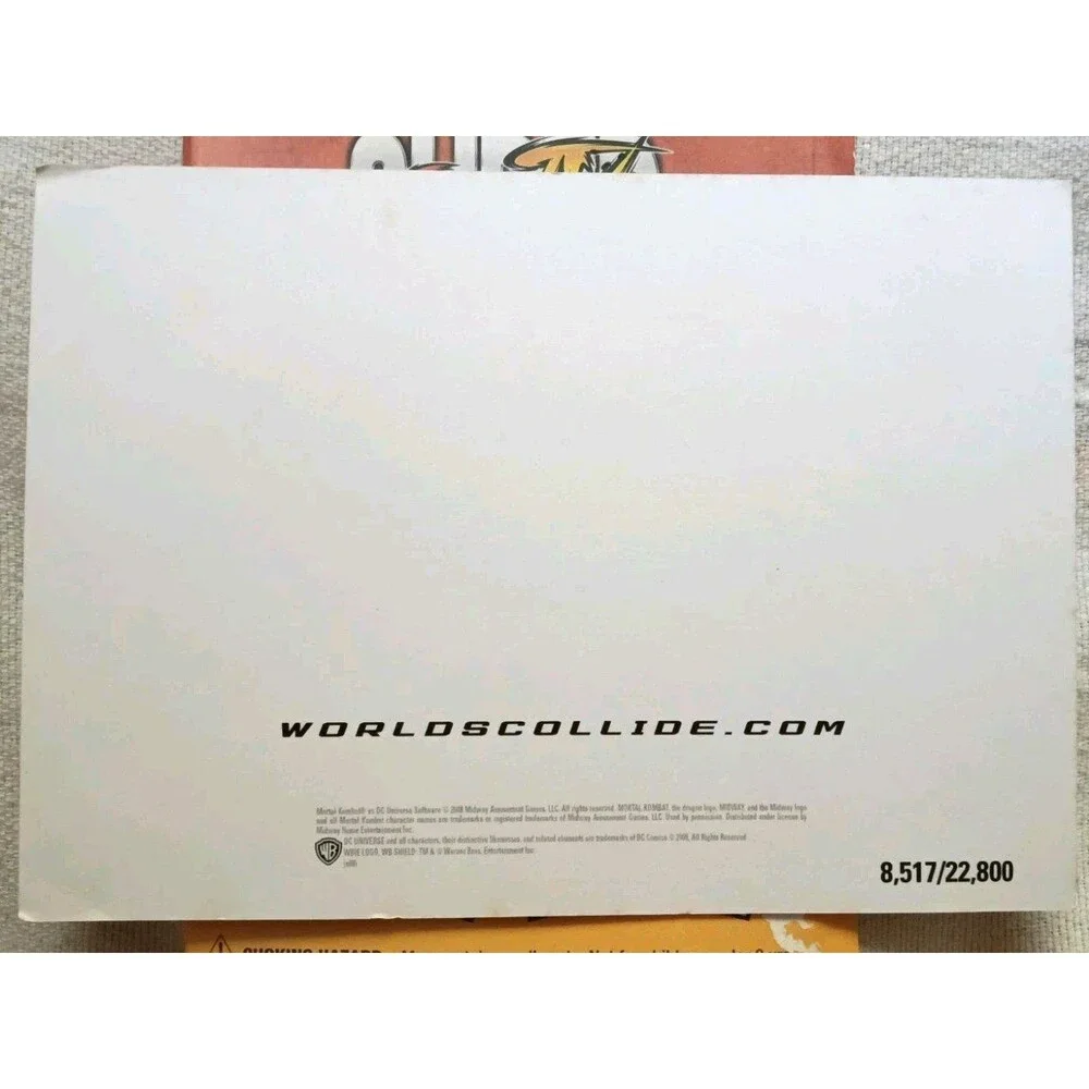Mortal Kombat VS DC Universe Joker Art Card Limited Edition Midway 2008 Promo